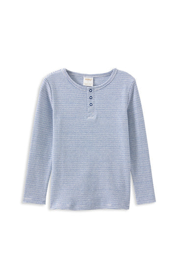 Milky - Blue Stripe Henley